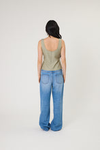 Load image into Gallery viewer, Amara Top - Seaweed-REMAIN-P&amp;K The General Store
