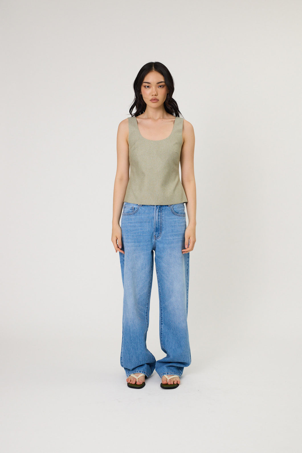 Amara Top - Seaweed-REMAIN-P&K The General Store