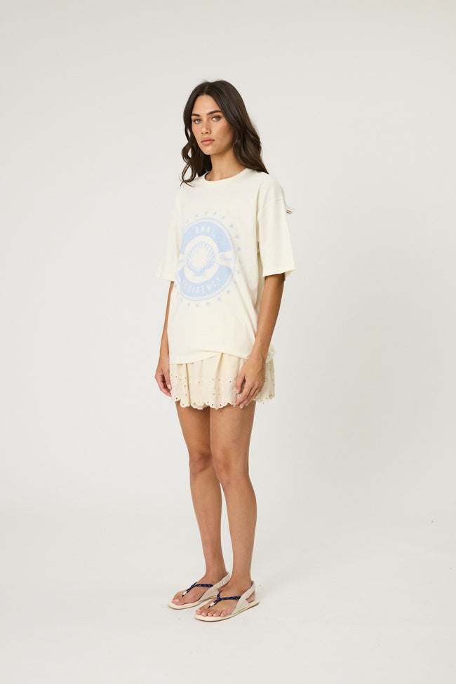 Beach Bound Tee - Bone-REMAIN-P&amp;K The General Store