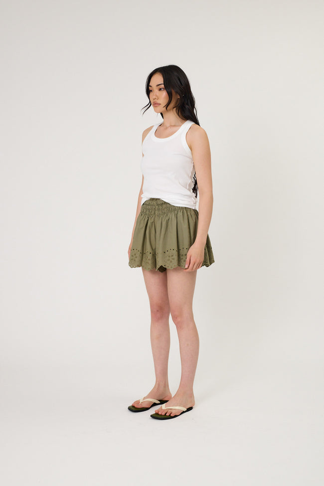 Bella Shorts - Seaweed-REMAIN-P&amp;K The General Store