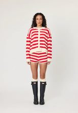 Load image into Gallery viewer, Ivy Cardigan - Chilli Stripe-REMAIN-P&amp;K The General Store
