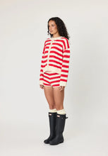Load image into Gallery viewer, Ivy Cardigan - Chilli Stripe-REMAIN-P&amp;K The General Store
