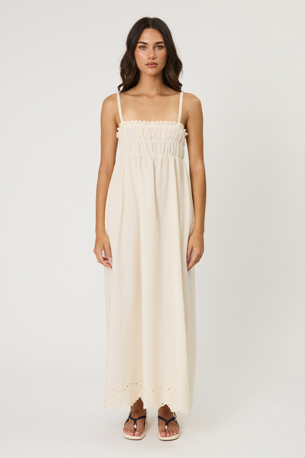 Leilani Maxi Dress - Bone-REMAIN-P&K The General Store