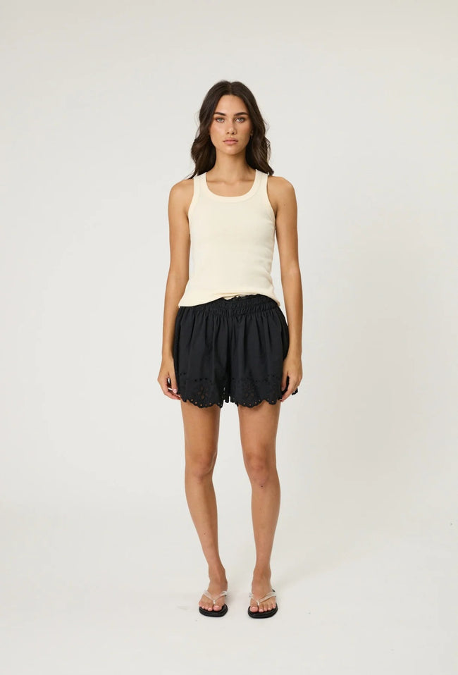 Leilani Shorts - Black-REMAIN-P&amp;K The General Store