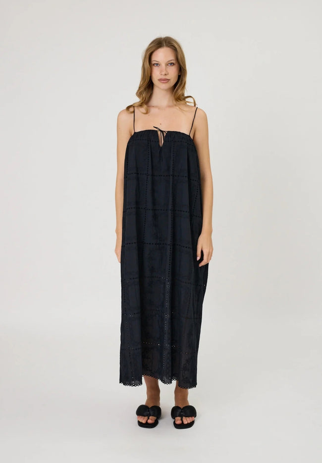 Solange Maxi Dress - Black-REMAIN-P&amp;K The General Store