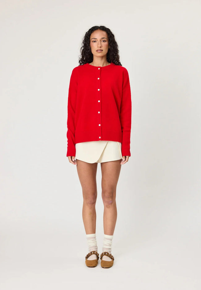 Tali Cardigan - Chilli-REMAIN-P&amp;K The General Store