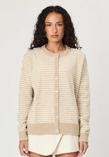 Load image into Gallery viewer, Tali Cardigan - Latte Stripe-REMAIN-P&amp;K The General Store
