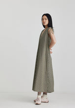 Load image into Gallery viewer, Armadi Dress - Khaki/ Butter Stripe
