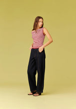 Load image into Gallery viewer, Emma Knit Top - Pink/Burgundy Stripe-RUBY-P&amp;K The General Store
