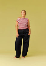 Load image into Gallery viewer, Emma Knit Top - Pink/Burgundy Stripe-RUBY-P&amp;K The General Store
