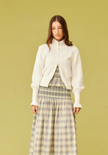 Load image into Gallery viewer, Matilda Cotton Zip Cardigan - White-RUBY-P&amp;K The General Store
