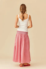 Load image into Gallery viewer, Anastasia Skirt - Red/Aqua/Tartan-RUBY-P&amp;K The General Store
