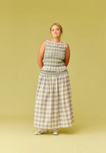 Load image into Gallery viewer, Anastasia Tank - Sage Tartan-RUBY-P&amp;K The General Store

