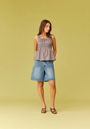 Trulli Top - Brown Stripe-RUBY-P&amp;K The General Store