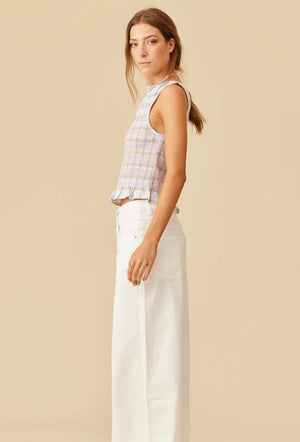 Anastasia Tank - Hydrangea/Tartan-RUBY-P&amp;K The General Store