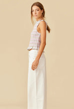 Load image into Gallery viewer, Anastasia Tank - Hydrangea/Tartan-RUBY-P&amp;K The General Store
