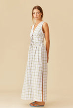 Load image into Gallery viewer, Benny Tie Dress - Hydrangea Tartan-RUBY-P&amp;K The General Store
