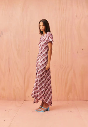 Haze Midi Dress - Haze Tartan-RUBY-P&amp;K The General Store