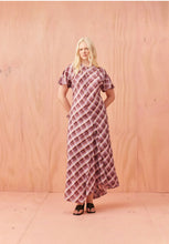 Load image into Gallery viewer, Haze Midi Dress - Haze Tartan
