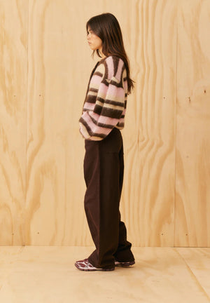 Josie Cardigan - Neapolitan Stripe-RUBY-P&amp;K The General Store