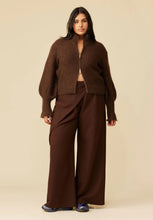 Load image into Gallery viewer, Matilda Zip Cardigan - Cocoa-RUBY-P&amp;K The General Store
