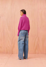 Load image into Gallery viewer, Matilda Zip Cardigan - Magenta
