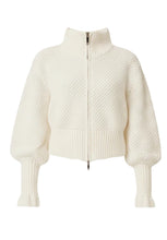 Load image into Gallery viewer, Matilda Cotton Zip Cardigan - White-RUBY-P&amp;K The General Store
