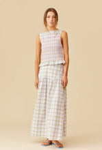 Load image into Gallery viewer, Trulli Skirt - Hydrangea Tartan-RUBY-P&amp;K The General Store
