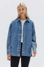 Load image into Gallery viewer, Rylee Denim Overshirt - Dark Stone-ASSEMBLY LABEL-P&amp;K The General Store
