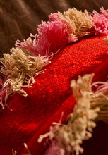 Load image into Gallery viewer, Reese Round Cushion - Poppy Feather Insert-SAGE AND CLARE-P&amp;K The General Store

