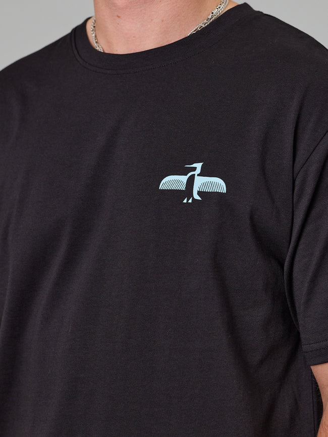 Shag Sea Tee - Black-Just Another Fisherman-P&amp;K The General Store