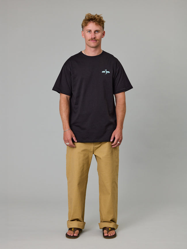 Shag Sea Tee - Black-Just Another Fisherman-P&amp;K The General Store