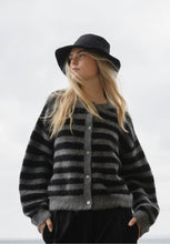 Load image into Gallery viewer, Alpaca Blend Cardigan - Graphite Stripe-SOPHIE-P&amp;K The General Store
