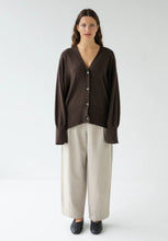 Load image into Gallery viewer, Love Me Cardigan - Cocoa (Cotton/Cashmere)-SOPHIE-P&amp;K The General Store

