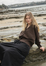 Load image into Gallery viewer, Love Me Cardigan - Cocoa (Cotton/Cashmere)-SOPHIE-P&amp;K The General Store
