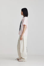 Load image into Gallery viewer, Aiden Tee - Soft Pink + Charcoal
