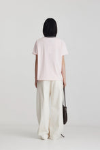 Load image into Gallery viewer, Aiden Tee - Soft Pink + Charcoal
