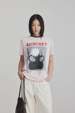 Load image into Gallery viewer, Aiden Tee - Soft Pink + Charcoal
