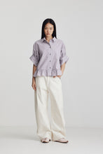 Load image into Gallery viewer, Joni Shirt - Purple Check
