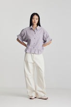 Load image into Gallery viewer, Joni Shirt - Purple Check
