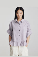 Load image into Gallery viewer, Joni Shirt - Purple Check
