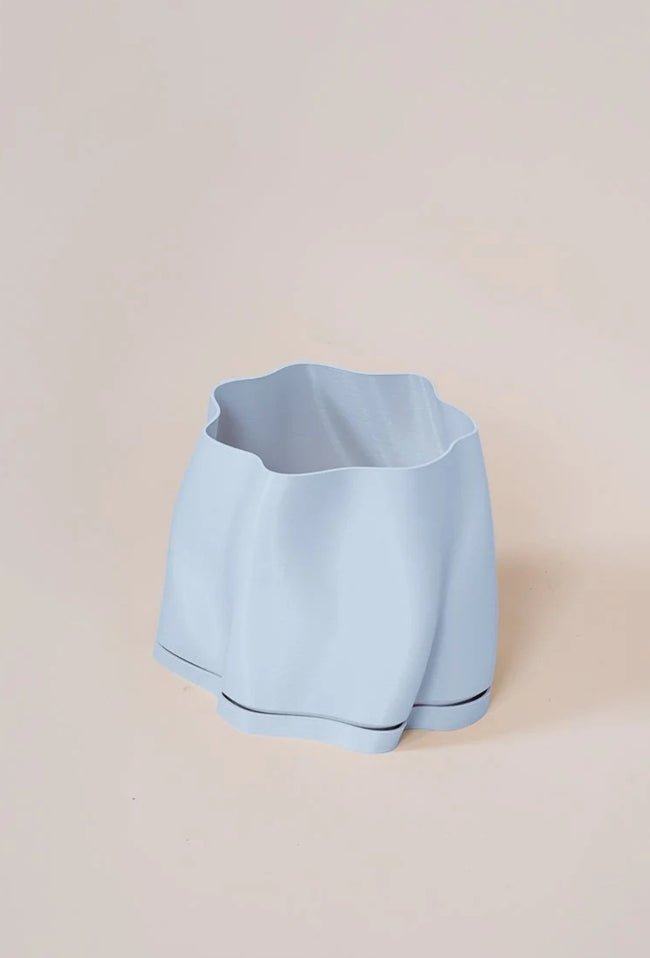 Lulu Planter - With Tray - Light Blue - Small-SPECIAL STUDIOS-P&amp;K The General Store