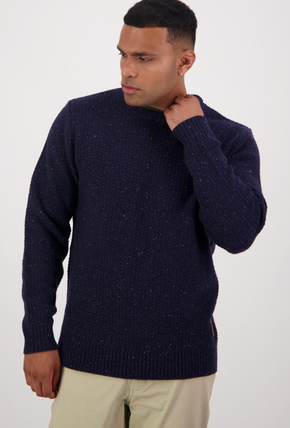 Sentry Hill Knit Crew - Navy-SWANNDRI-P&K The General Store