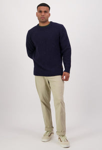 Sentry Hill Knit Crew - Navy-SWANNDRI-P&amp;K The General Store