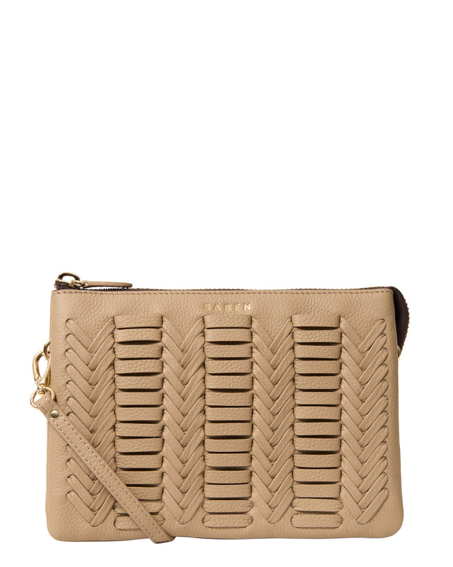 Tilly's Big Sis Crossbody - Tea Chevron-SABEN-P&amp;K The General Store