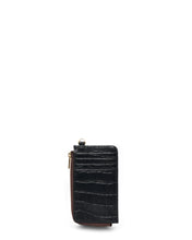 Load image into Gallery viewer, Winona Card Holder - Black Croc-SABEN-P&amp;K The General Store
