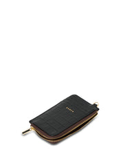 Load image into Gallery viewer, Winona Card Holder - Black Croc-SABEN-P&amp;K The General Store
