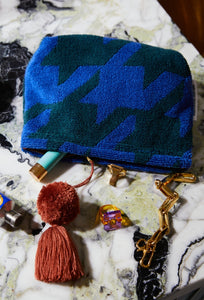 Vinita Terry Pouch - Lapis - Small-SAGE AND CLARE-P&amp;K The General Store