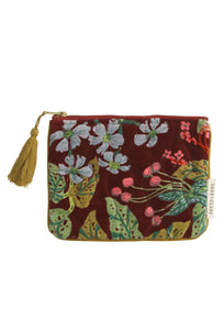 Genevieve Velvet Pouch-SAGE AND CLARE-P&amp;K The General Store
