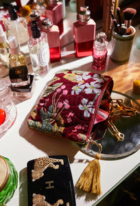 Genevieve Velvet Pouch-SAGE AND CLARE-P&amp;K The General Store